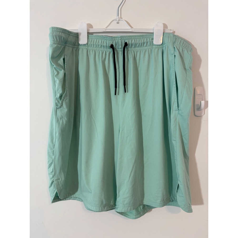 Reebok Mens Mint Green Performance Athletic Shorts 2XL REM231SH53